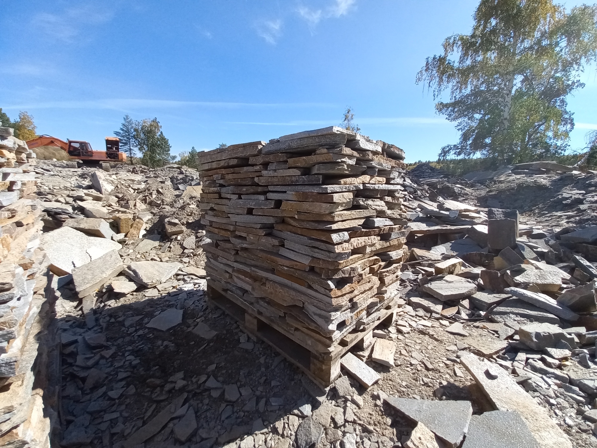 Плитняк златолит серебристый для мощения на бетон купить в Самаре