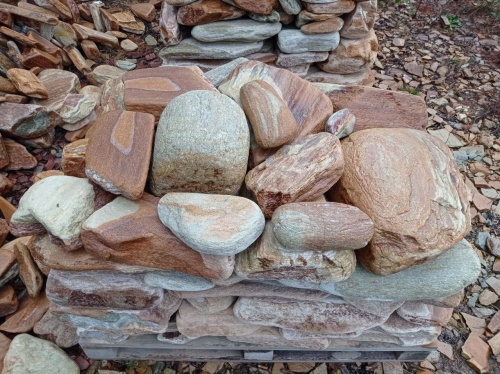 Златолит жёлтый, жёлто-зелёный глыбки и валуны для ланшафтного дизайна купить в Самаре