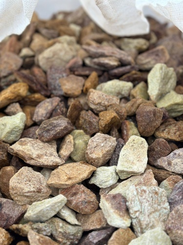 Златолит персиковый декоративная каменная крошка купить в Самаре