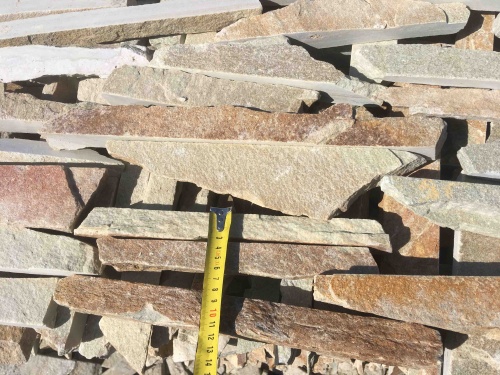 Горбушка златолит золотистый для облицовки купить в Самаре