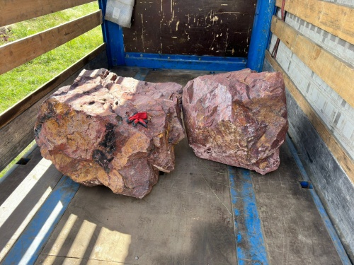 Ландшафтные глыбы красно-фиолетовые 200-1000 килограмм купить в Самаре