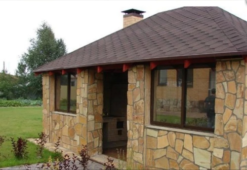 Плитняк златолит жёлтый золотистый для фасада 1,5-3см купить в Самаре