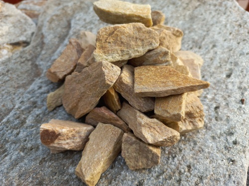 Златолит жёлтый декоративная каменная крошка купить в Самаре