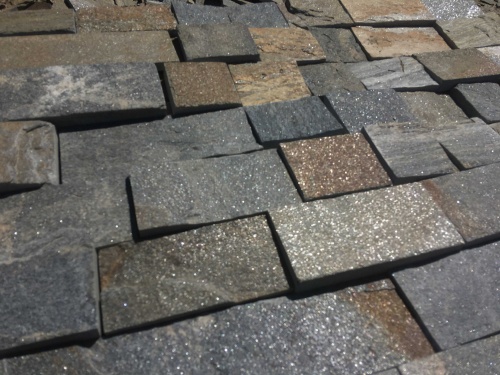 Плитка пилёная златолит Уральский для цоколя, отмостки купить в Самаре