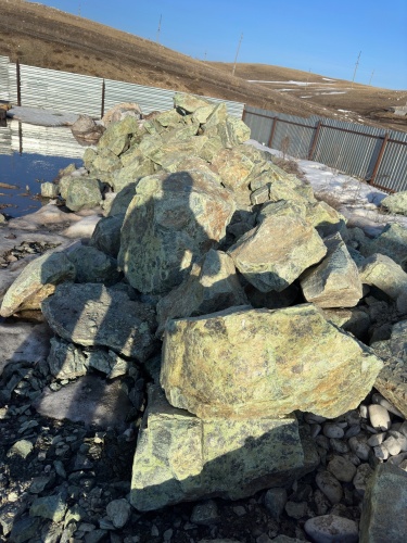 Камни для ландшафтного дизайна зелёные 10-60 килограмм купить в Самаре