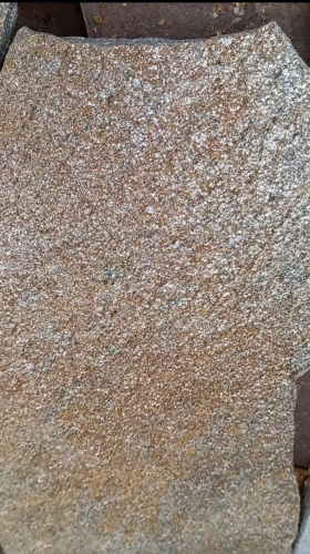 Плитняк златолит серебристый для цоколя, отмостки купить в Самаре