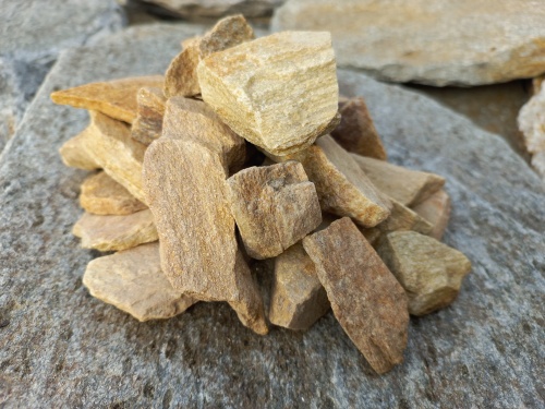 Златолит жёлтый декоративная каменная крошка купить в Самаре