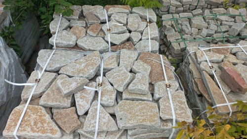 Гранитный плитняк галтованный для парковки купить в Самаре