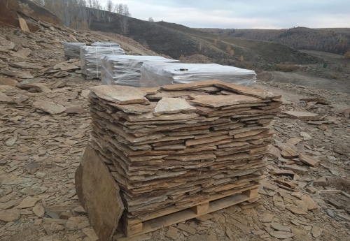 Плитняк кора дерева для цоколя, отмостки купить в Самаре