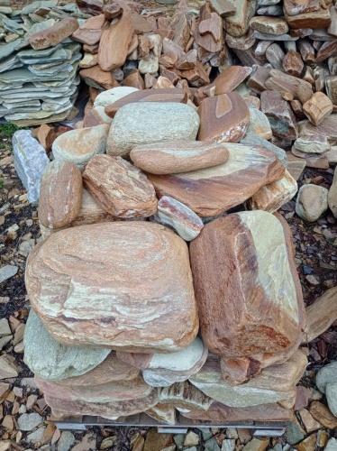 Златолит жёлтый, жёлто-зелёный глыбки и валуны для ланшафтного дизайна купить в Самаре