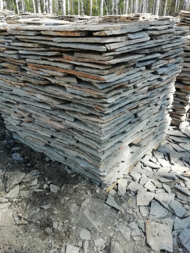 Плитняк златолит Уральский для цоколя, отмостки купить в Самаре