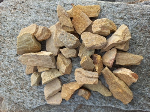 Златолит жёлтый декоративная каменная крошка купить в Самаре