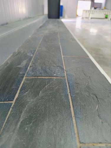 Плитка чёрная из натурального камня фасадная 30 см * 5 см, толщина 7 мм -30 мм купить в Самаре